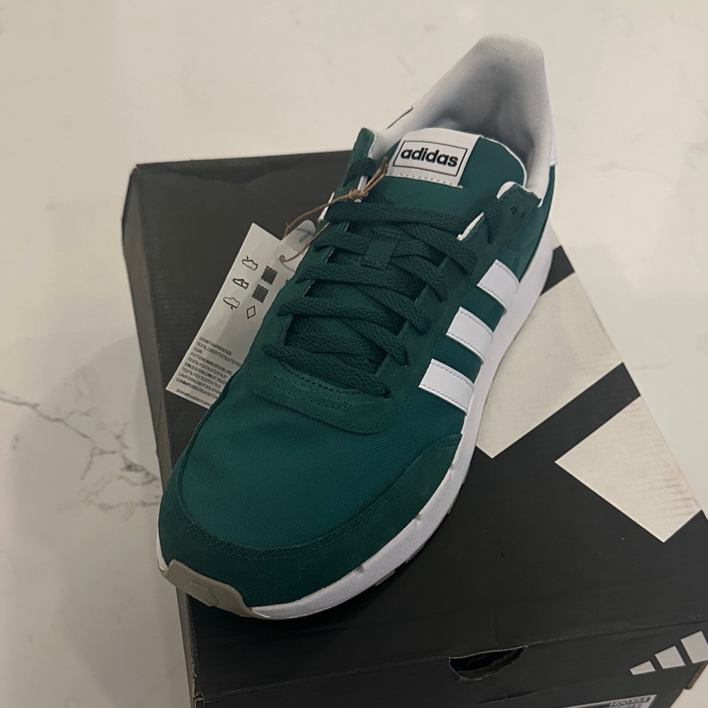 Adidas Men's Run 60s Green Sneakers